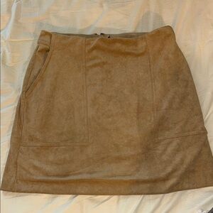 Banana Republic Vegan Suede Mini Skirt